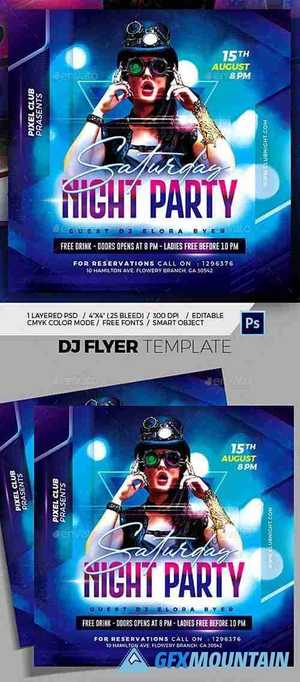 Night Club Flyer Template 27855813