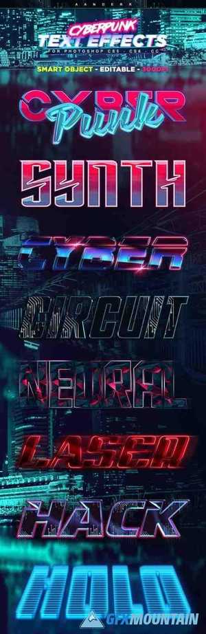 Cyberpunk Text Effects 21878876