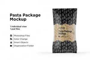 Pasta Package Mockup 5436879