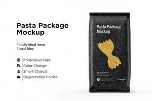 Pasta Package Mockup 5436838