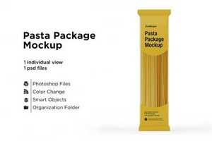 Pasta Package Mockup 5436928