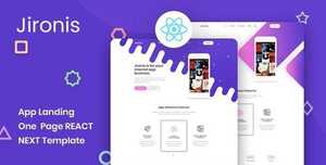 Jironis v1.0 - React Next App Landing Page Template [themeforest, 28023877]