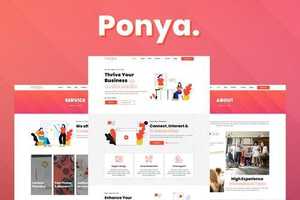 Ponya v1.0 - Social Media Agency Template Kit [themeforest, 28291654]