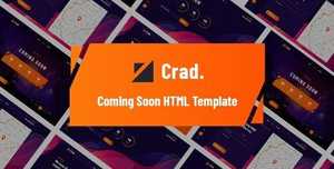 Crad v1.0 - Creative Coming Soon HTML5 Template [themeforest, 26867957]