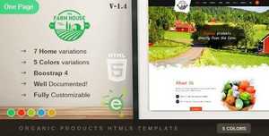 The Farm House v1.4 - One Page HTML5 Template [themeforest, 19579504]