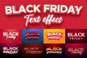 Black Friday Text Effect for Illustrator