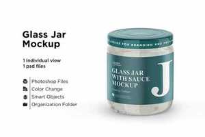 Glass Jar with Tartar Sauce 5558076