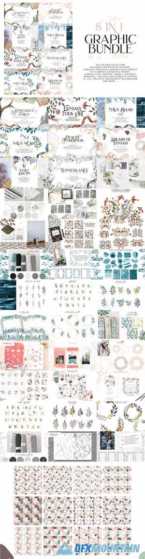 8 in 1 Graphic Bundle 976933