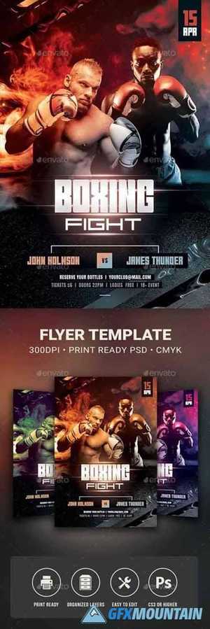 Boxing Flyer 29504744