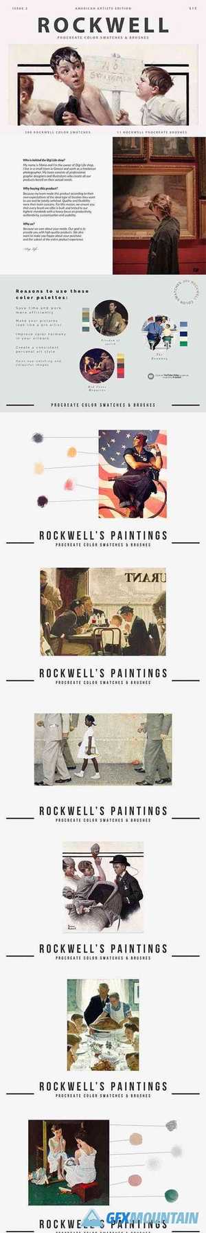 Rockwell's Art Procreate Brushes 5500528