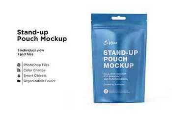 Stand-up pouch mockup