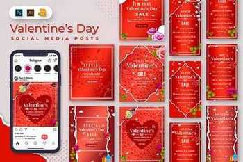 Valentine Day Social Media Posts