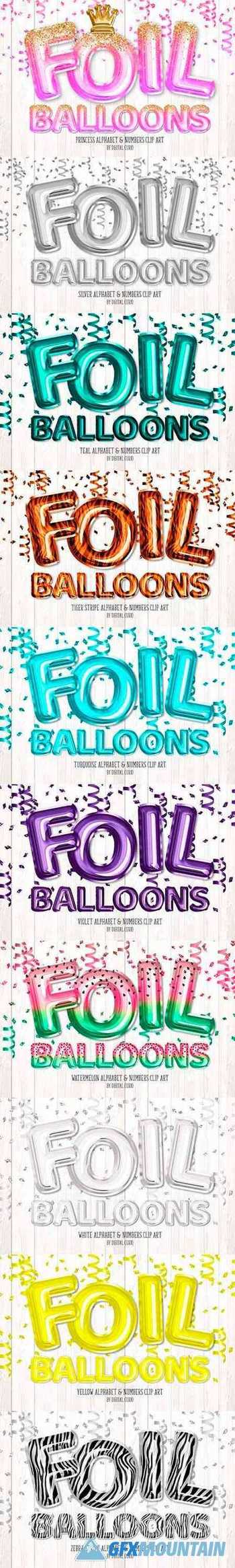 Foil Balloon Alphabet