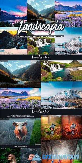 Landscapia Photoshop PRO Actions
