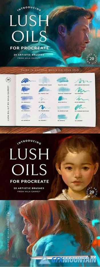 Lush Oils Procreate Painting Brushes 5389755