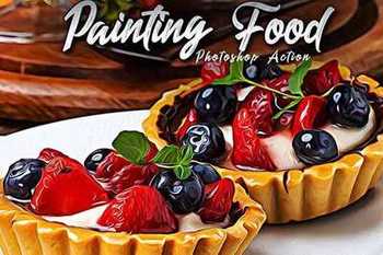 Painting Food Photoshop Actions