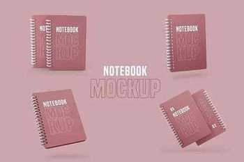 Ringed Notepad Mockup Pack