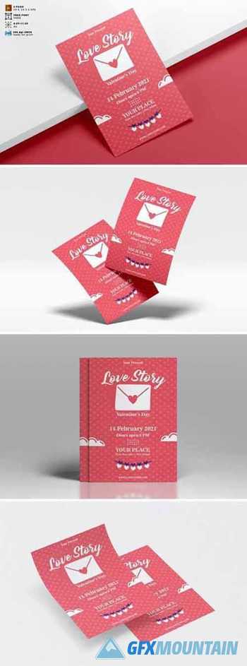Valentines Day Flyer Template Vol. 08