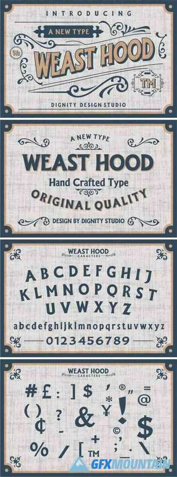 Weast Hood Font