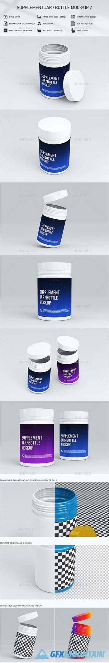 Supplement Jar / Bottle Mock-Up 2 30442938