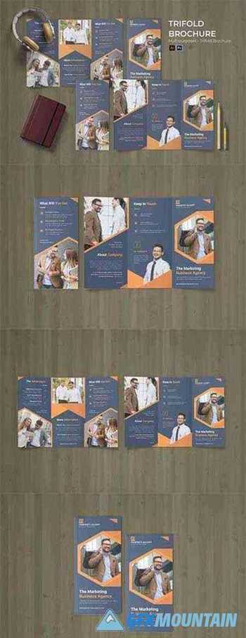 Working Office Flyer Trifold Brochure