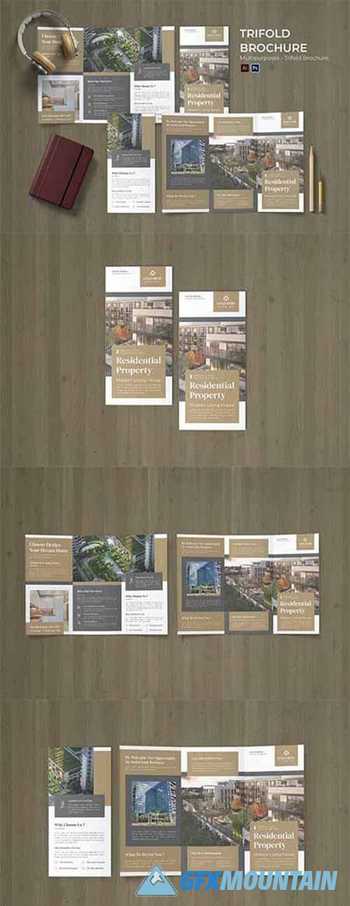 Residential Property Flyer Trifold Brochure