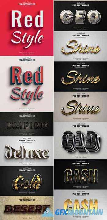 13 Photoshop Text Effects - Luxury Styles 30702118