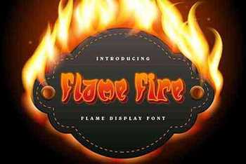FlameFire Display Font