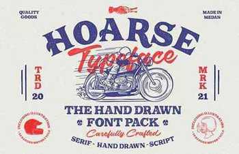HOARSE Font Pack 