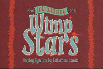 Wimp Stars Font