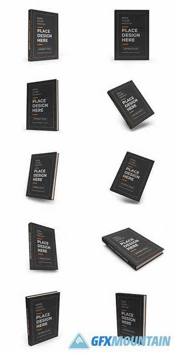 Book Cover 3D Mockup Template - 30816700