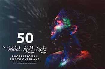 50 Portal Light Leak Photo Overlays