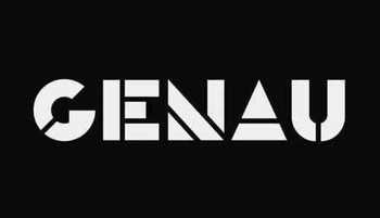 Genau - Geometric Display Font