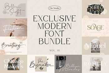 Exclusive Modern Font Bundle 5947720