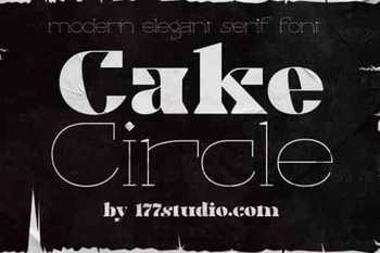Cake Circle Font