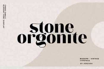 Stone Orgonite Font