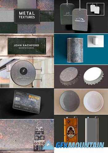 10 Realistic Metal Textures Collection