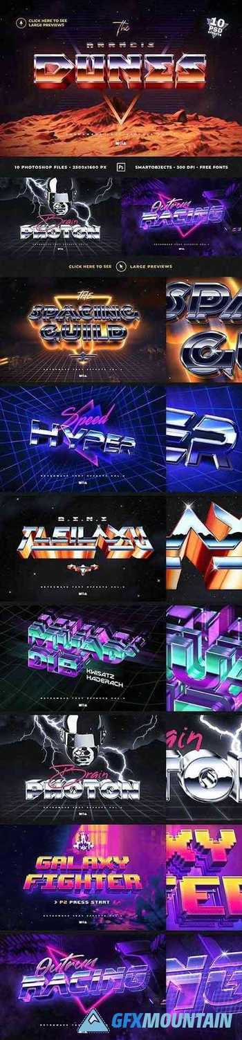 80`s Retro Text Effects vol.4 Synthwave Retrowave 30483618