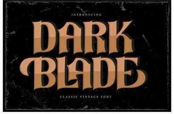 Dark Blade Font