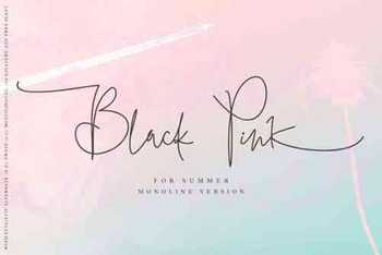 Black Pink Signature
