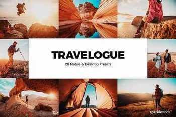 20 Travelogue Lightroom Presets & LUTs - 1301654
