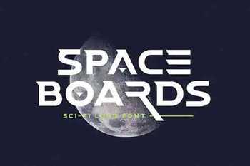 Space Boards - Sci-Fi Logo Font 