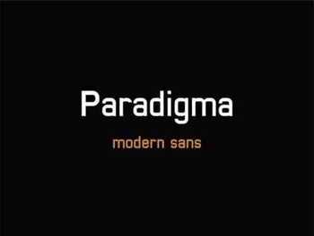 Paradigma Font