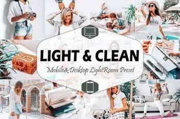 10 Light & Clean Mobile & Desktop Lightroom Presets