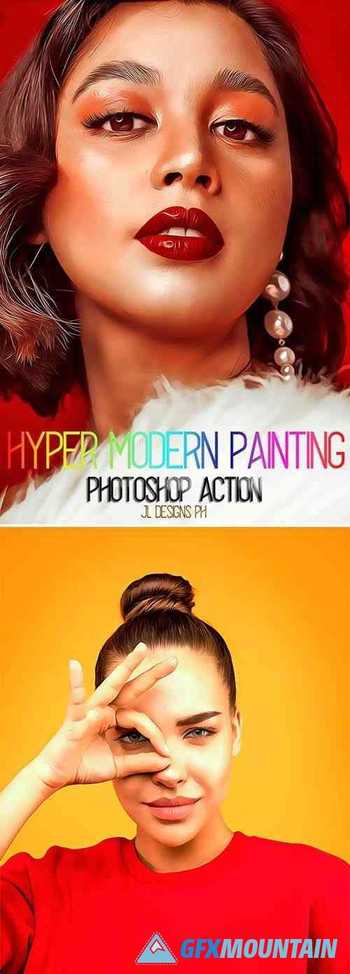 Hyper Modern Painting PS Action 5955269