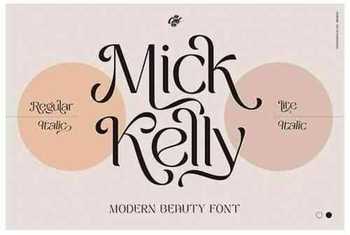 Mick Kelly - Beauty Font