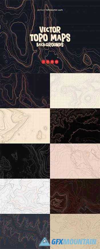 Topographic Map Backgrounds