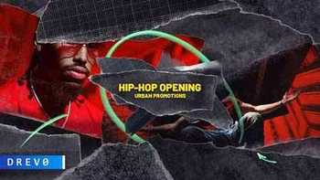 HIP-HOP Opening/ True Rap Music/ City/ New York/ Brush/ Gangsta/ Dynamic/ Street/ Basketball/ Urban 32080512