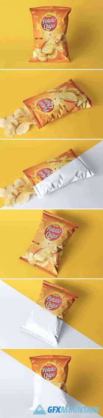 Bag Of Chips Mockup