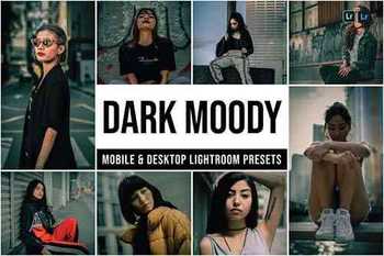 Dark Moody Mobile and Desktop Lightroom Presets